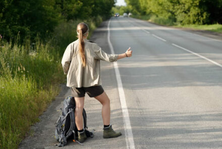 hitch hiking